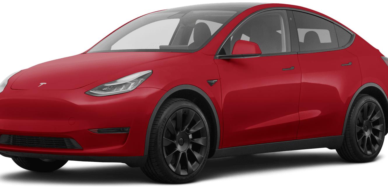 TESLA MODEL Y 2021 5YJYGDEE4MF233512 image